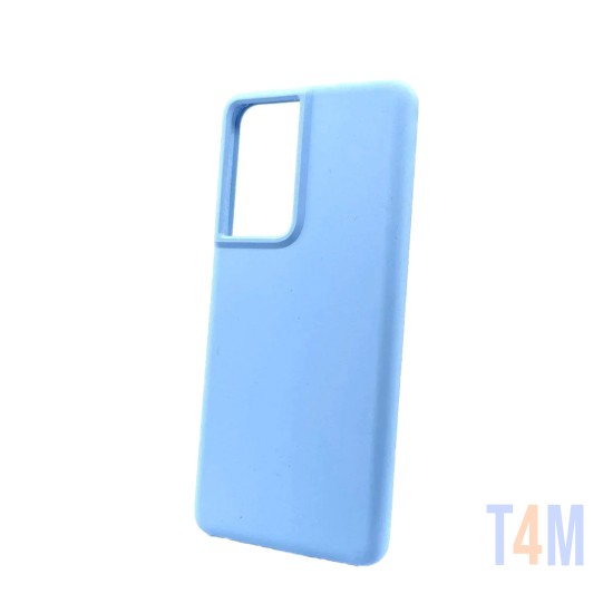 Capa de Silicone para Samsung Galaxy S21 Ultra Azul